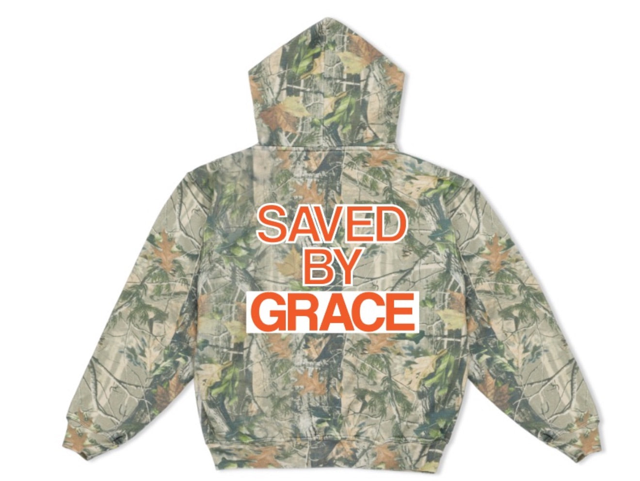 Vintage Wood Camo Zip-up Hoodie